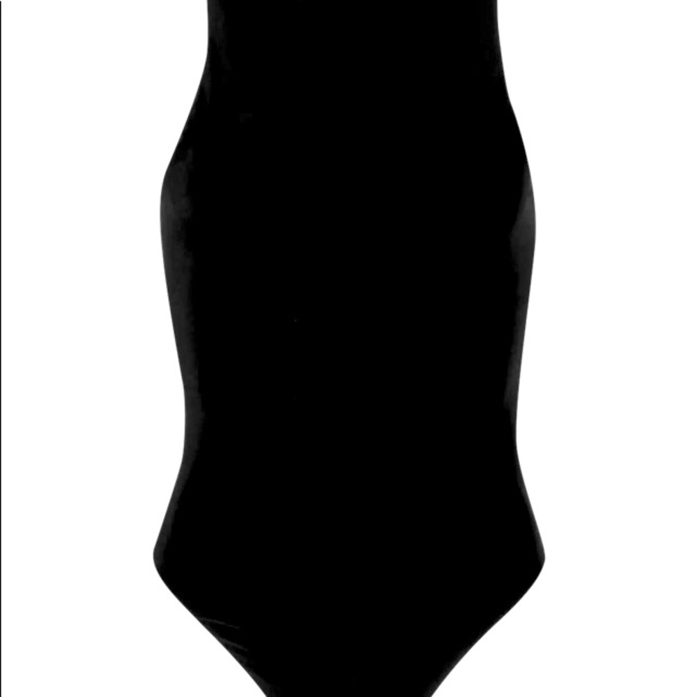 COPY - Double Layer Bodysuit Black